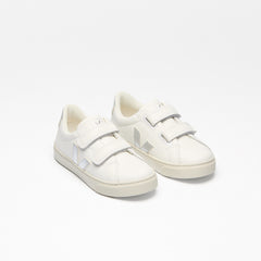 ESPLAR LEATHER WHITE SILVER | VEJA DISCOUNT
