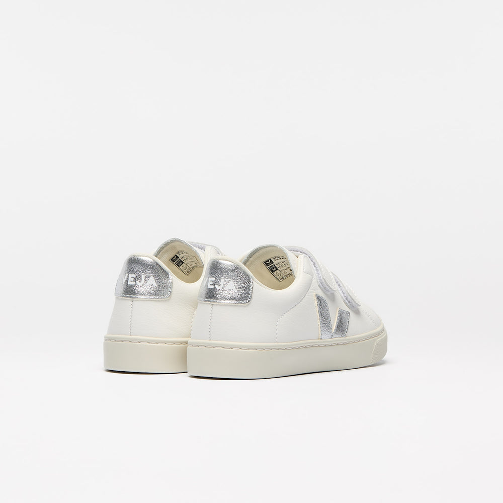 ESPLAR LEATHER WHITE SILVER | VEJA DISCOUNT