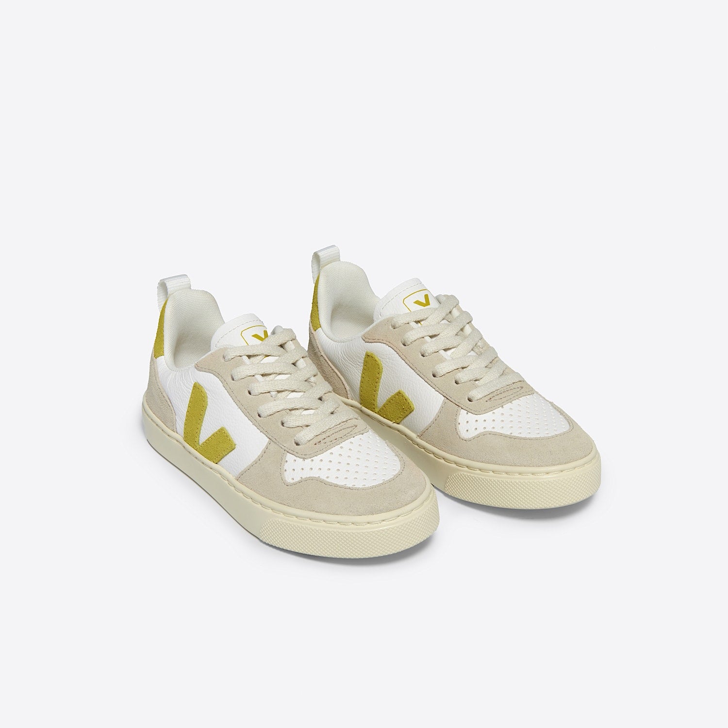 V-10 LEATHER WHITE LIQUOR ALMOND | VEJA OUTLET