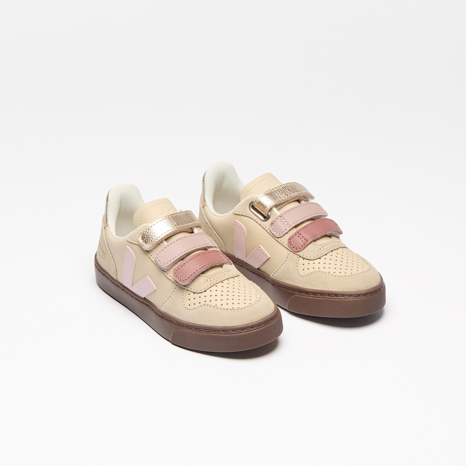V-10 LEATHER VEJA X BONPOINT AREIA PETALE | VEJA US