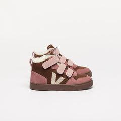 V-10 MID FURED SUEDE WALNUT PLATINE BARK | VEJA ONLINE