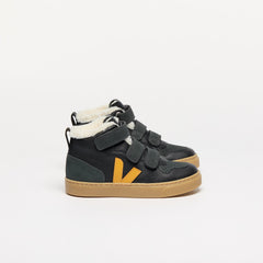 V-10 MID FURED LEATHER BALCK OURO GRAFITE | VEJA NEAR ME