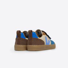 V-10 LEATHER CREMA MULTICO AQUA | VEJA OUTLET
