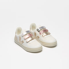 V-10 LEATHER MULTICO WHITE SHINY | VEJA FOR SALE