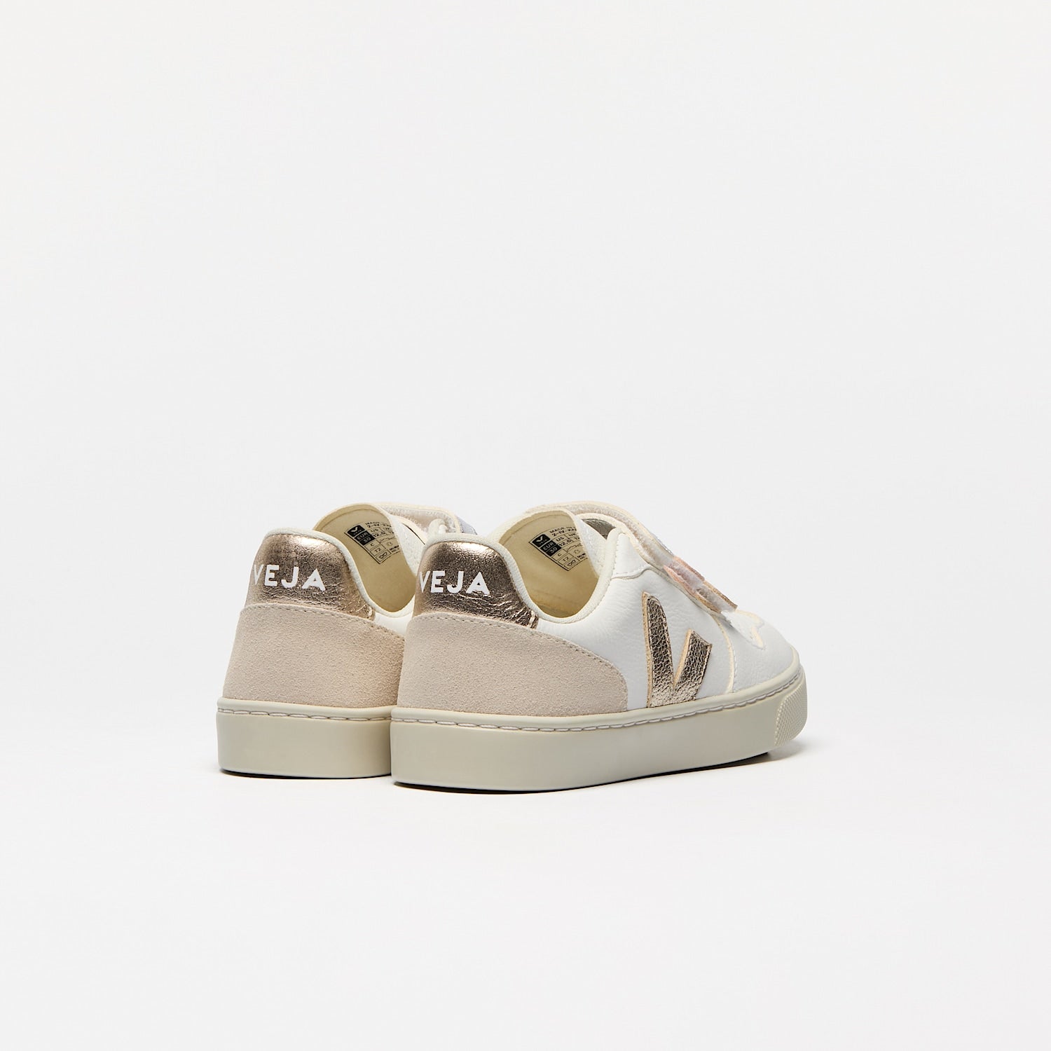 V-10 LEATHER MULTICO WHITE SHINY | VEJA FOR SALE