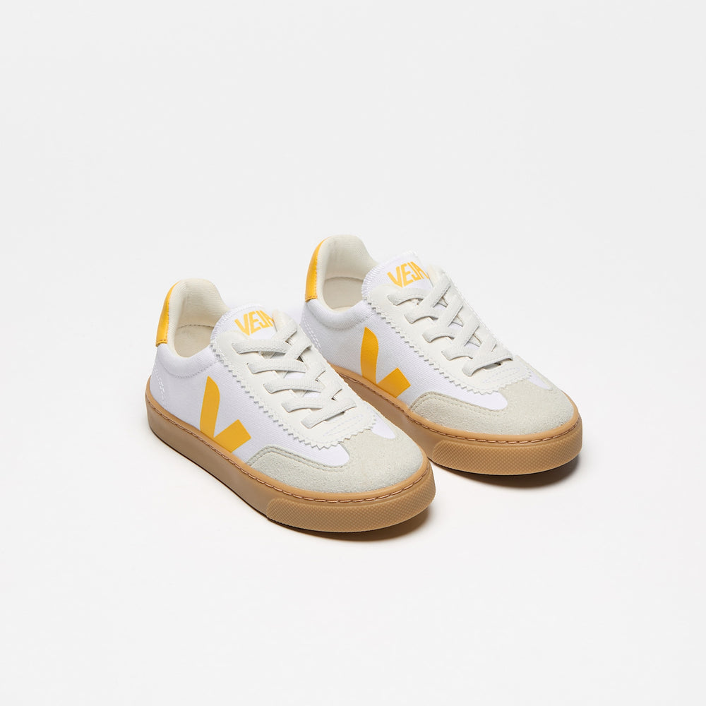VOLLEY ELASTIC LACES CANVAS WHITE SUNSHINE NATURAL | VEJA SALE