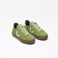 VOLLEY ELASTIC LACES SUEDE KIWI PIERRE BARK | VEJA OUTLET