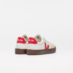 VOLLEY ELASTIC LACES LEATHER WHITE PIERRE PEKIN | VEJA US