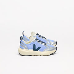 CANARY ELASTIC LACES ALVEOMESH OLYMPE NAUTICO SILVER | VEJA DISCOUNT