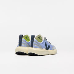 CANARY ELASTIC LACES ALVEOMESH OLYMPE NAUTICO SILVER | VEJA DISCOUNT
