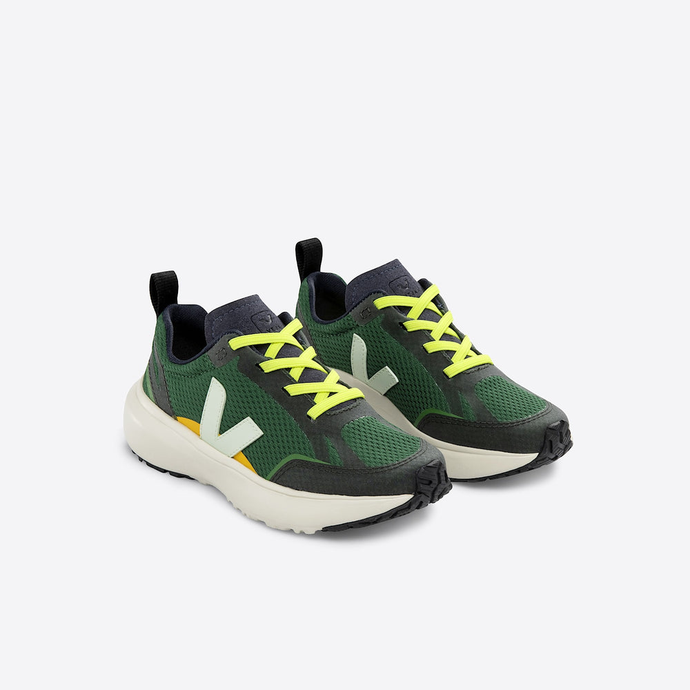 CANARY ELASTIC LACES ALVEOMESH POKER JADE | VEJA US