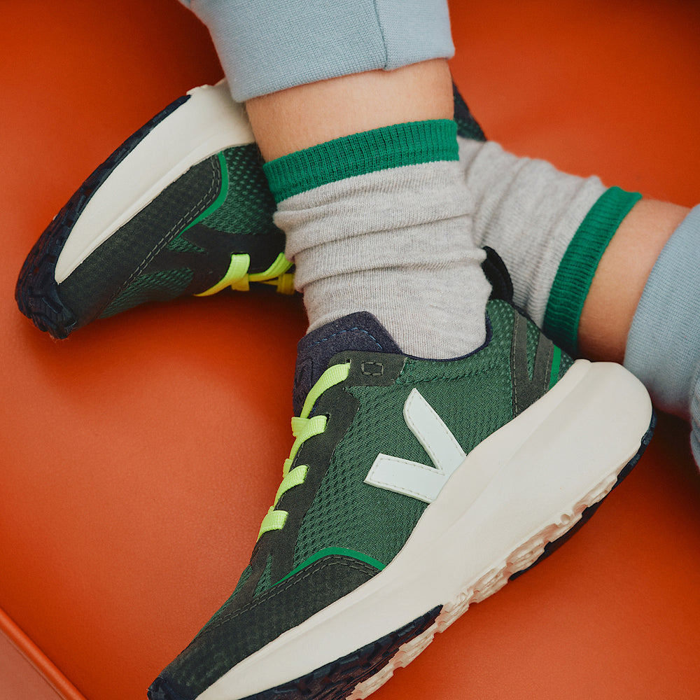 CANARY ELASTIC LACES ALVEOMESH POKER JADE | VEJA US