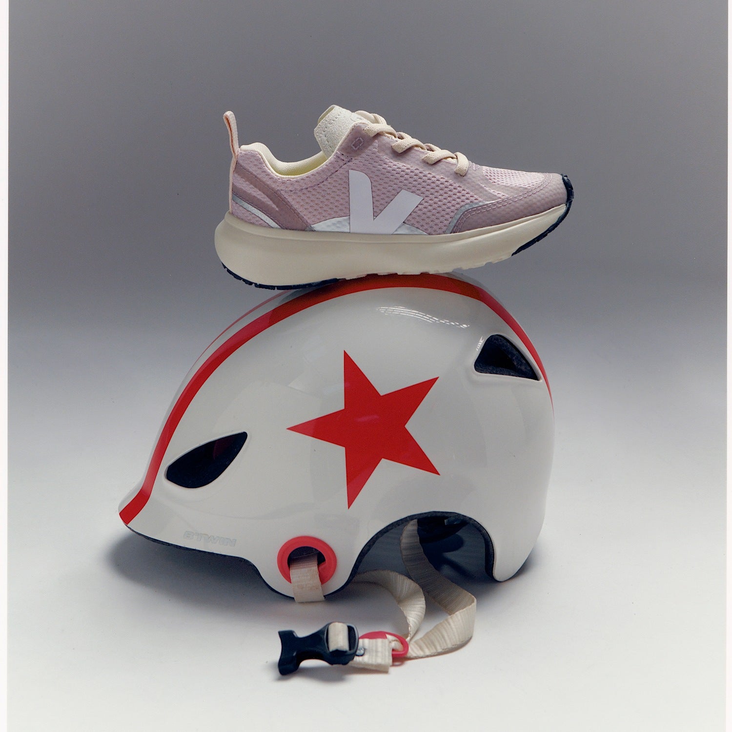 CANARY ELASTIC LACES ALVEOMESH PARME WHITE | VEJA ONLINE