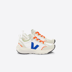CANARY ELASTIC LACES ALVEOMESH WHITE INDIGO | VEJA FOR SALE