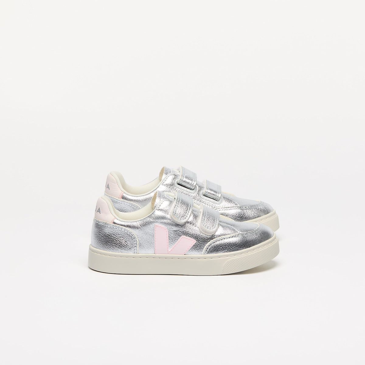 V-12 LEATHER SILVER LASSI | VEJA ONLINE