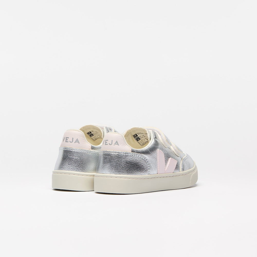 V-12 LEATHER SILVER LASSI | VEJA ONLINE