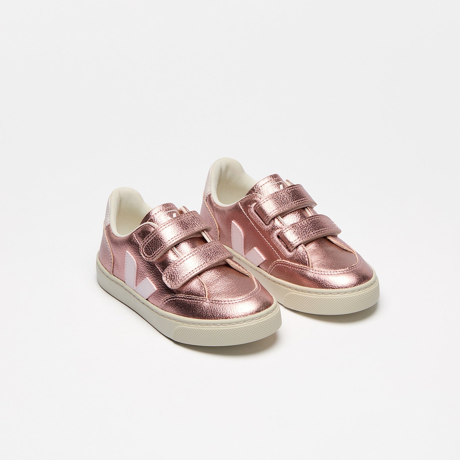 V-12 LEATHER NACRE LASSI | VEJA SALE