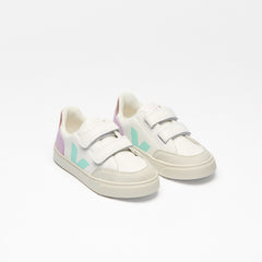 V-12 LEATHER WHITE MULTICO ORCHID | VEJA US
