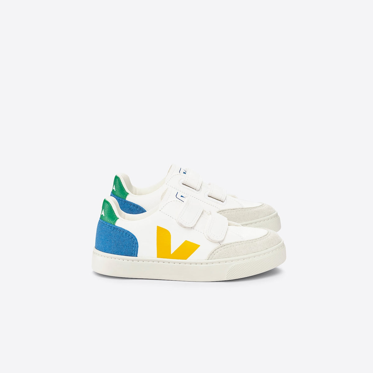 V-12 LEATHER WHITE MULTICO INDIGO | VEJA ONLINE