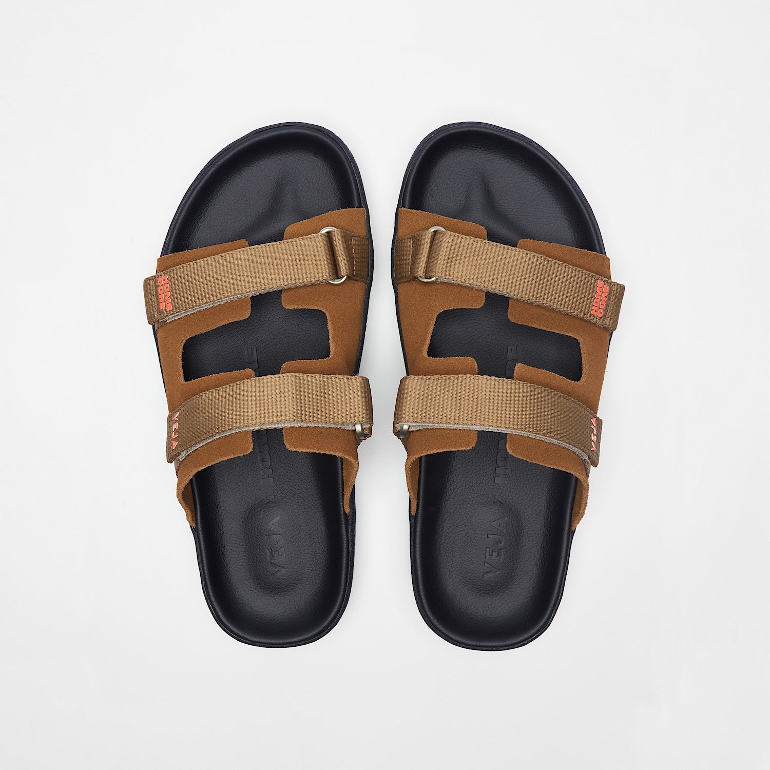 ARPOADOR SUEDE VEJA X HOMECORE COGNAC TENT BLACK | VEJA SALE