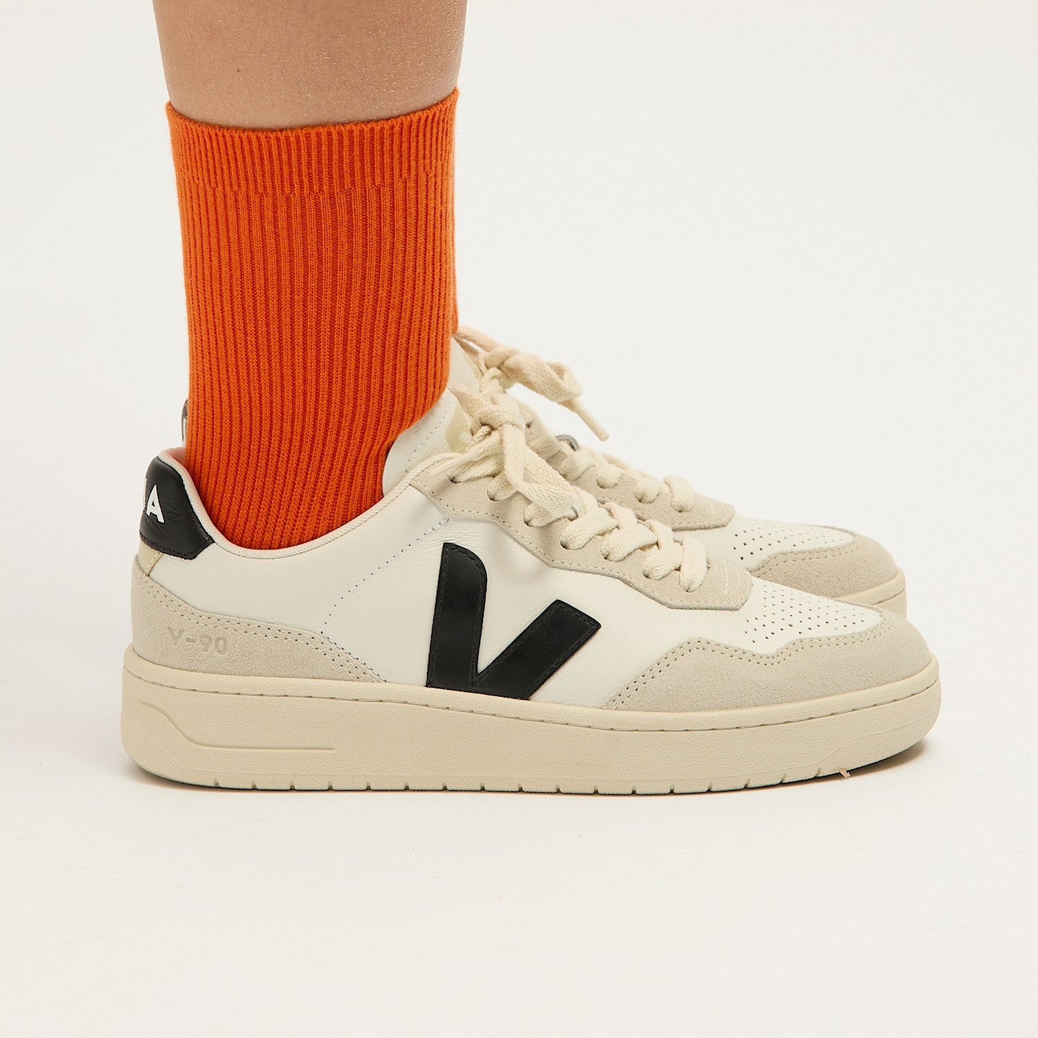EVERYDAY SOCKS COTTON JAFFA ORANGE | VEJA DISCOUNT