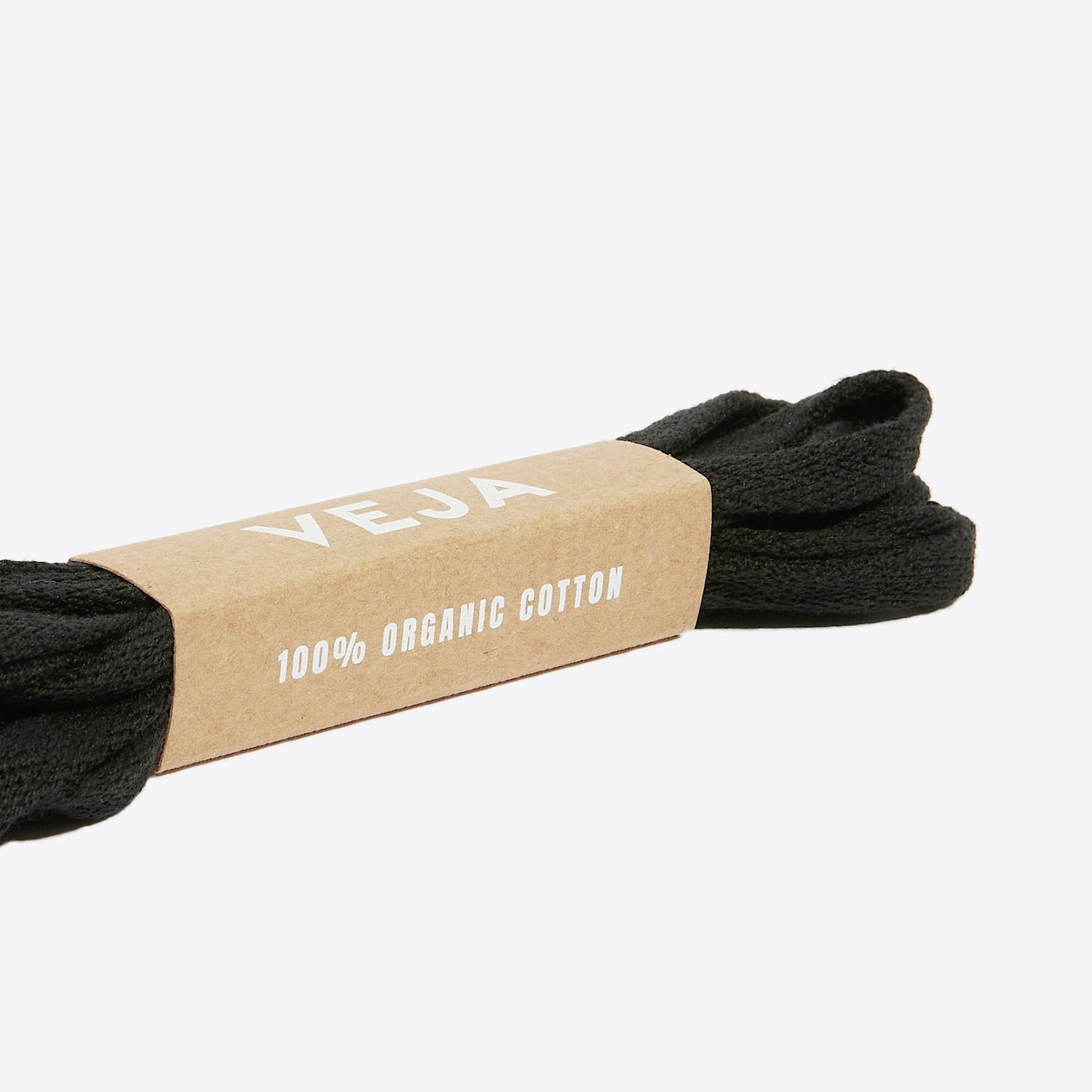 LACES ORGANIC COTTON BLACK | VEJA OUTLET