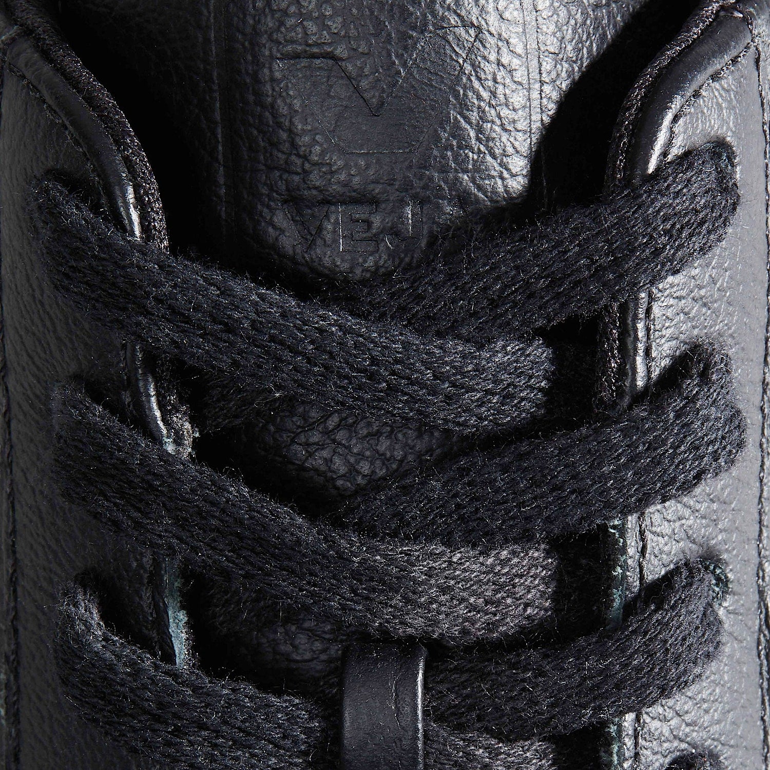 LACES ORGANIC COTTON BLACK | VEJA OUTLET