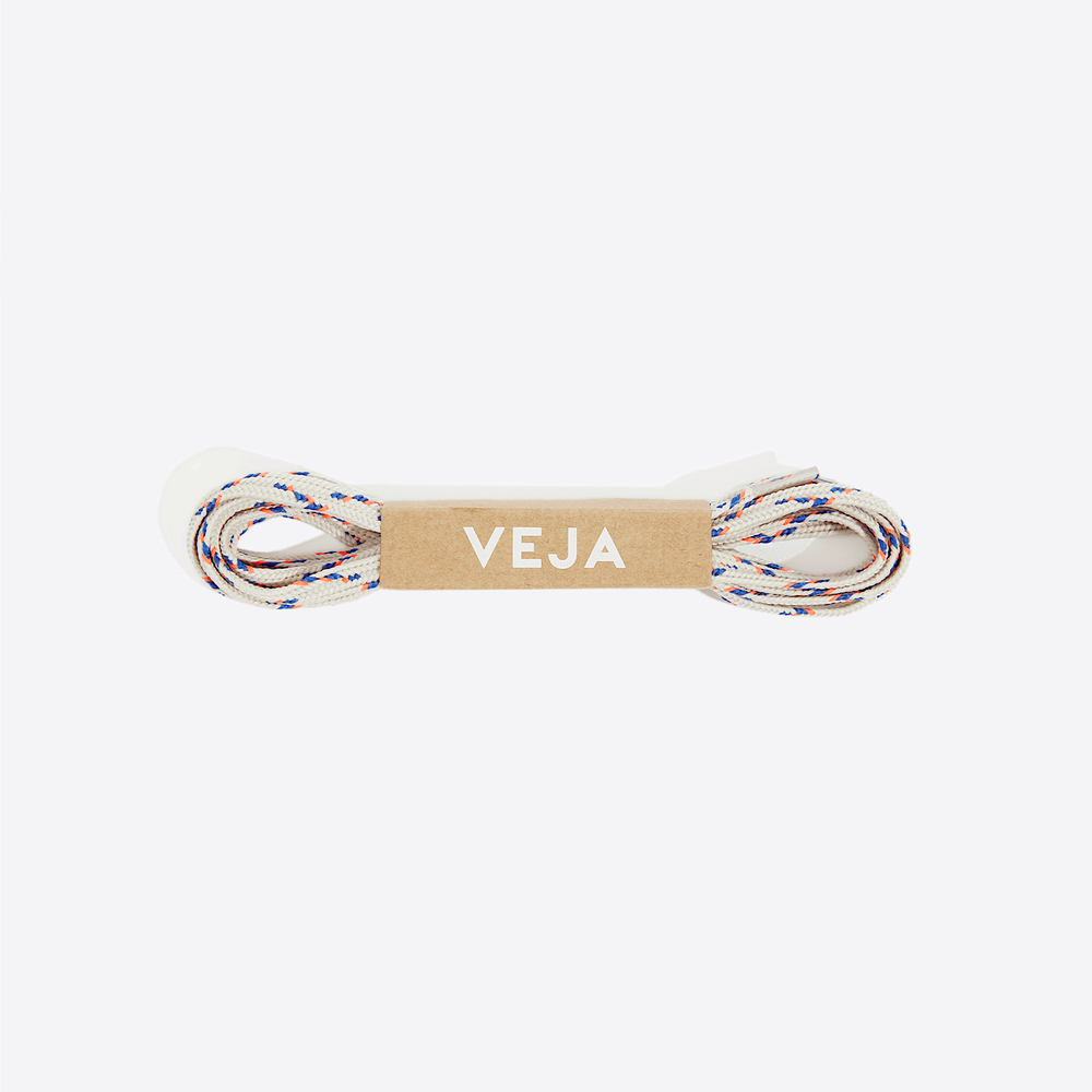 LACES NATURAL PAROS ORANGE FLUO | VEJA DISCOUNT