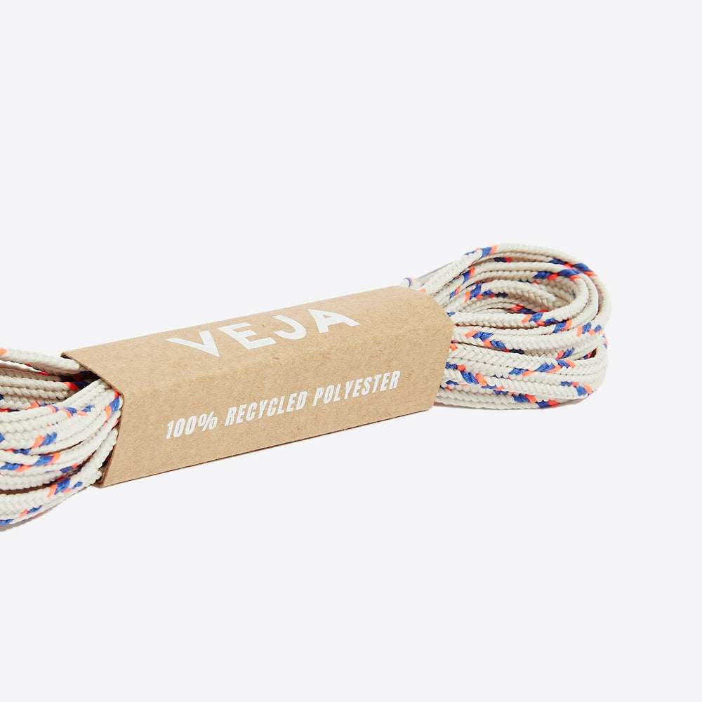LACES NATURAL PAROS ORANGE FLUO | VEJA DISCOUNT