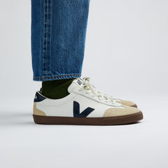 VOLLEY LEATHER WHITE NAUTICO BARK | VEJA FOR SALE