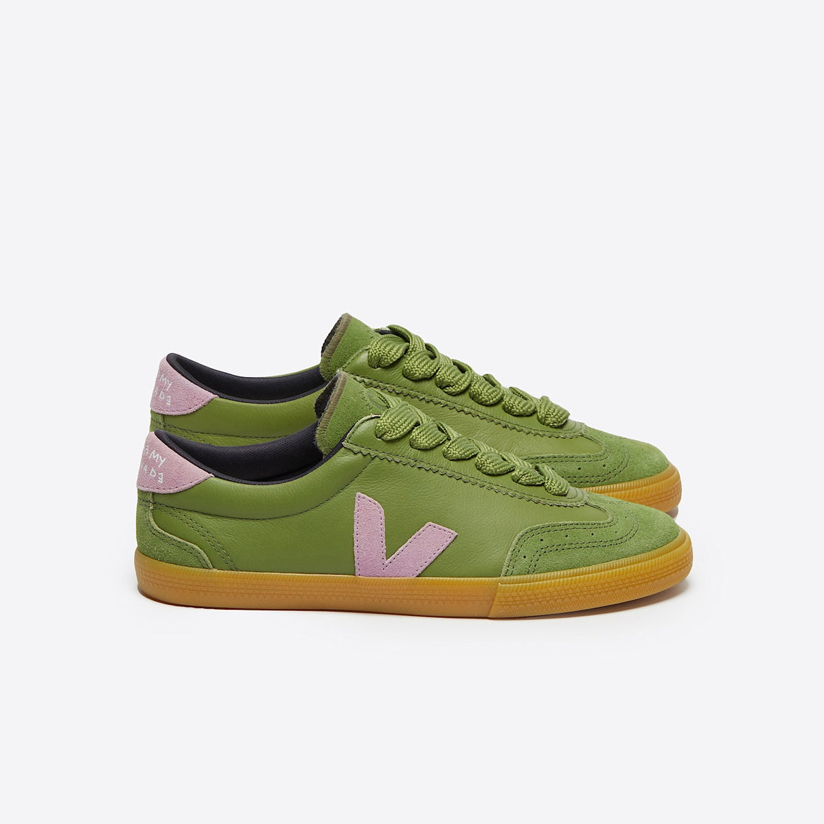 VOLLEY LEATHER VEJA X MAKE MY LEMONADE KIWI ORCHID | VEJA FOR SALE