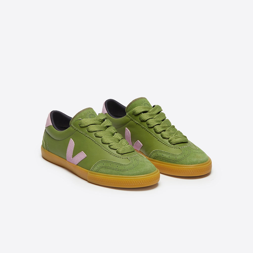 VOLLEY LEATHER VEJA X MAKE MY LEMONADE KIWI ORCHID | VEJA FOR SALE