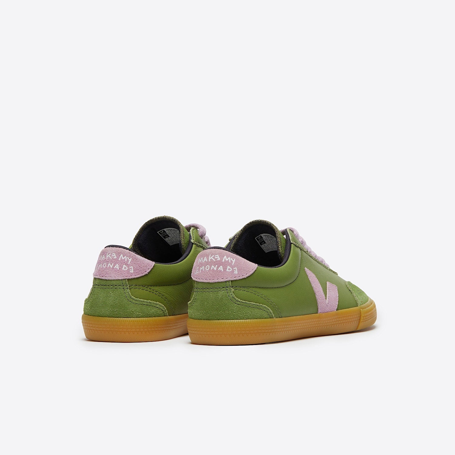 VOLLEY LEATHER VEJA X MAKE MY LEMONADE KIWI ORCHID | VEJA FOR SALE